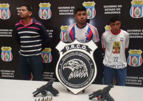 Em Manaus, homens são presos suspeitos de integrar organização criminosa
