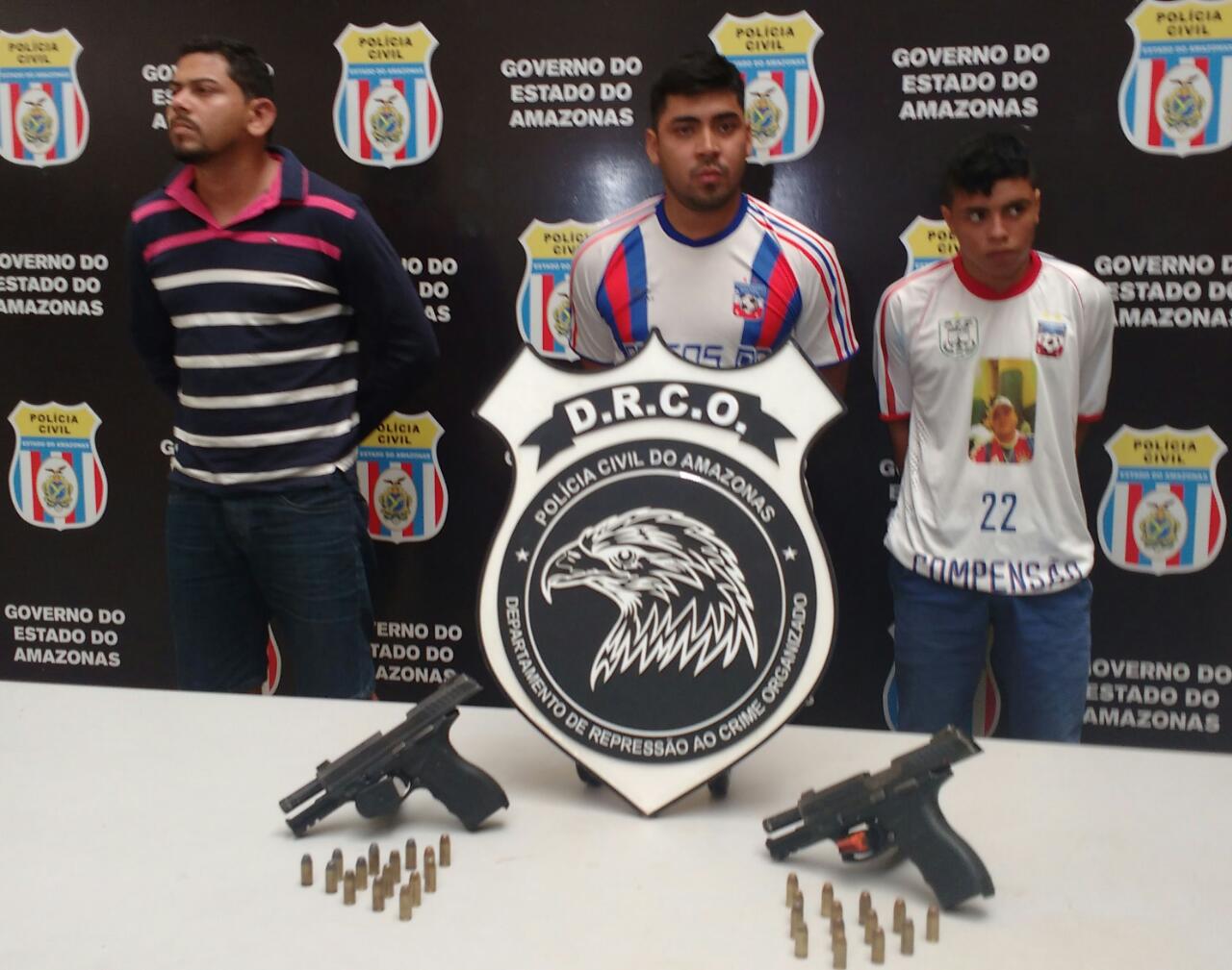 Em Manaus, homens são presos suspeitos de integrar organização criminosa