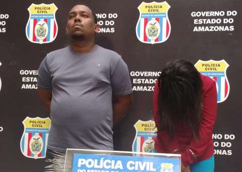 Casal é preso suspeito de aplicar golpe de R$ 515 mil em comércio de Manaus