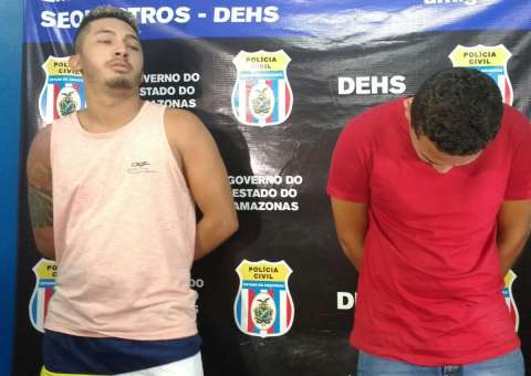 Em Manaus, dupla é presa suspeita de integrar grupo de extermínio da FDN