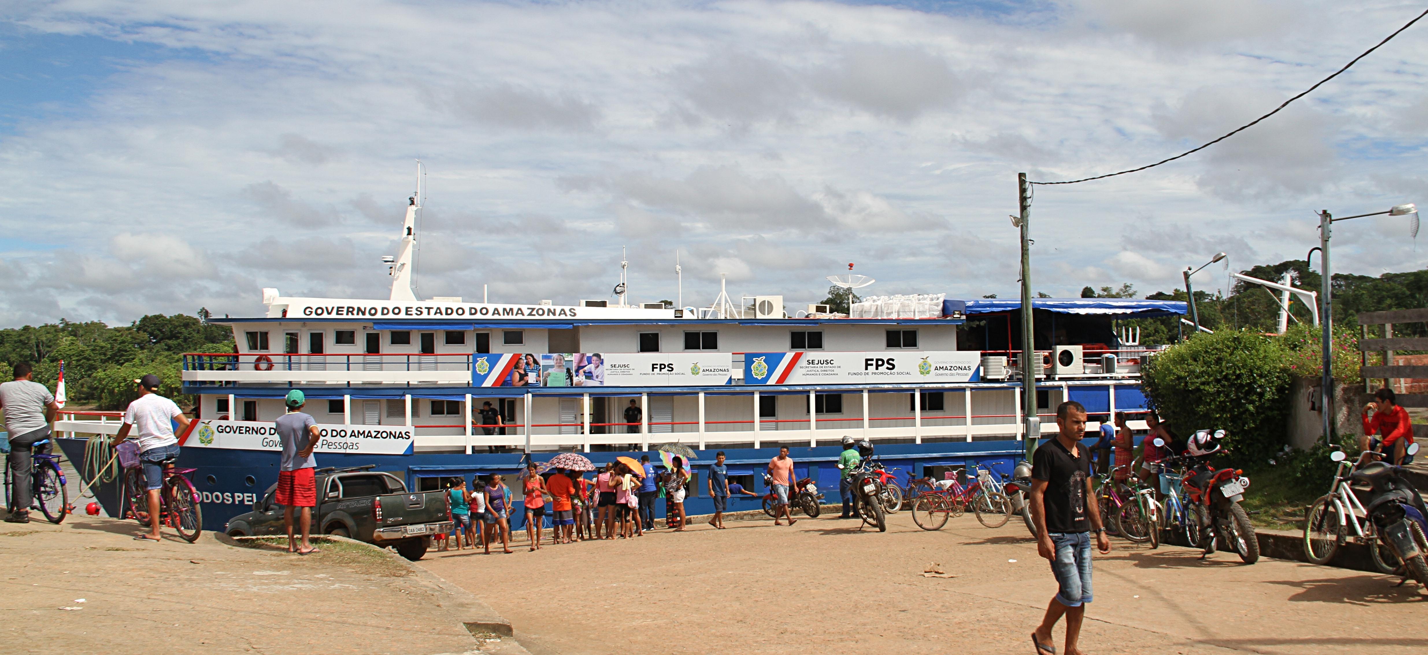 Barco 'Todos pela Vida' chega ao município de Ipixuna
