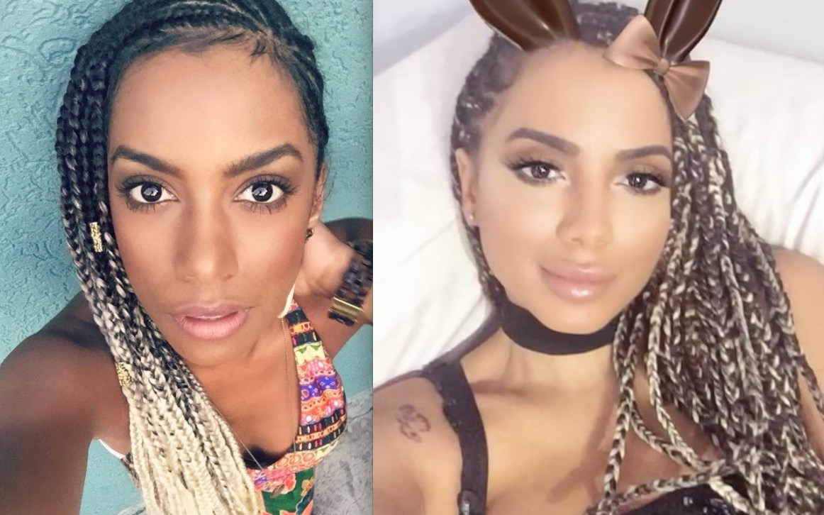 Bailarina do Faustão impressiona por semelhança com Anitta e é confundida com cantora