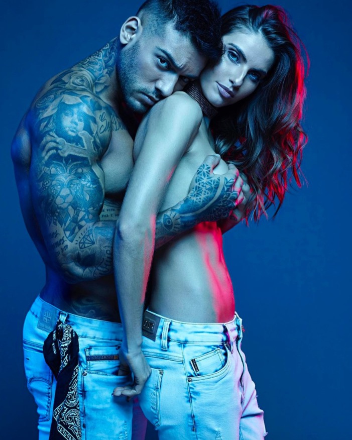 Lucas Lucco agarra 'em cheio' seios de modelo e causa em foto