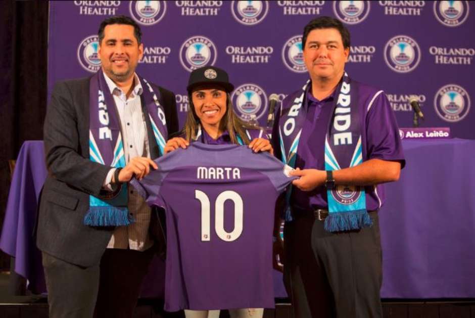 Marta é apresentada oficialmente pelo Orlando Pride