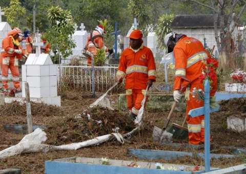 Semulsp mantém limpeza de cemitérios neste fim de semana