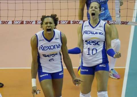 Pela 5ª vez consecutiva, Rexona-Sesc Rio fatura o título da Superliga Feminina