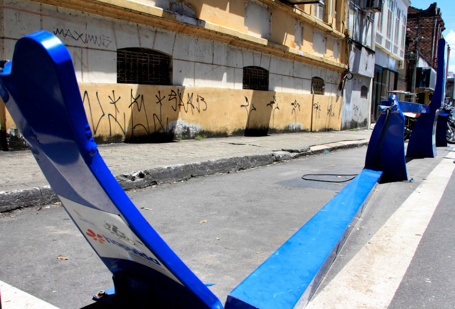 Estação de Manôbike é destruída e deve voltar a operar em até 20 dias