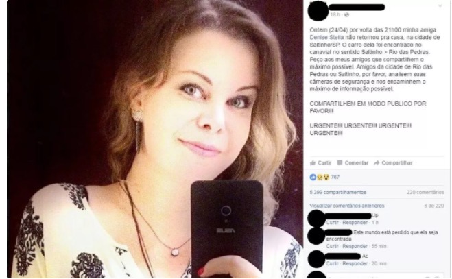 Designer é enforcada por amante após se recusar a fazer aborto  