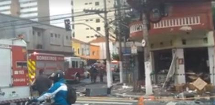 Explosão deixa seis pessoas feridas em São Paulo