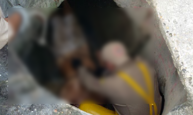 Com golpes de gargalo, corpo de homem é encontrado em bueiro de Manaus