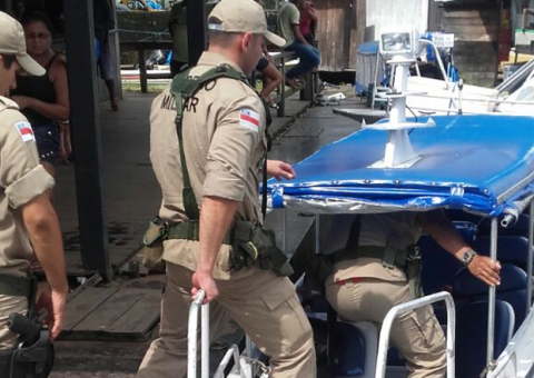 Bombeiros fazem buscas por idoso que desapareceu em mata no AM