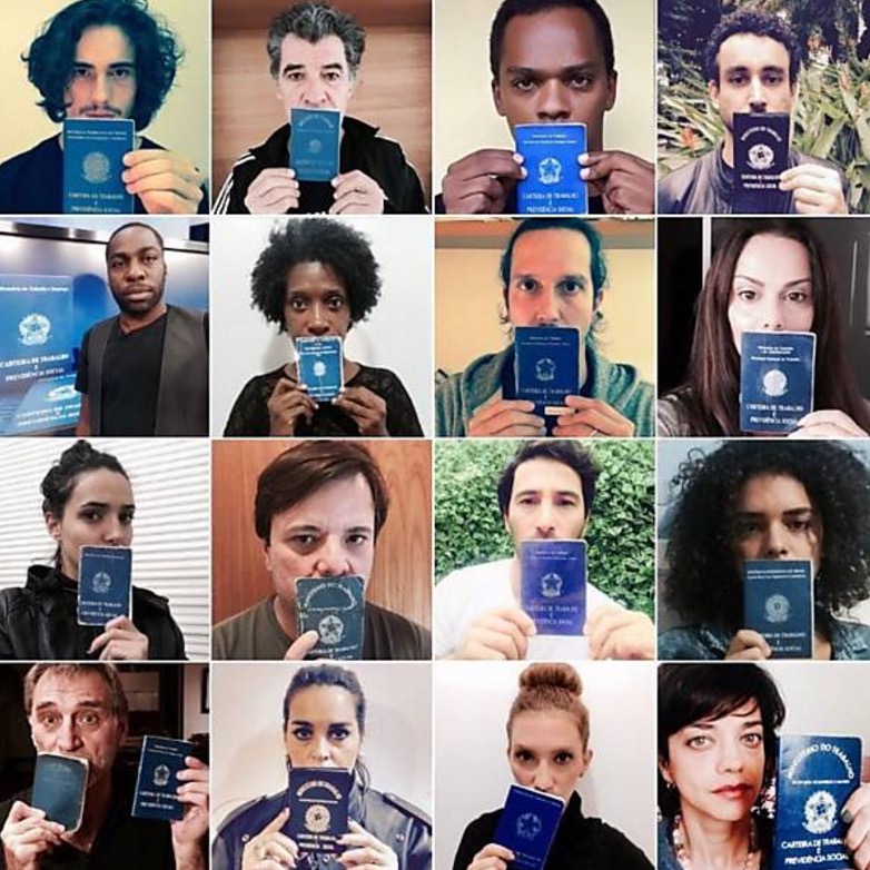  Famosos protestam contra reforma da Previdência e das leis trabalhistas  