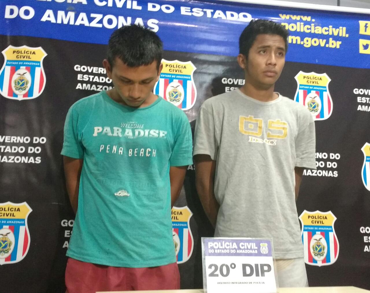 Em Manaus, dupla suspeita de estuprar mulher em ramal é presa