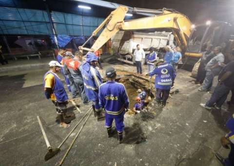 Obras de reparo no T1 encerram e trânsito já está liberado