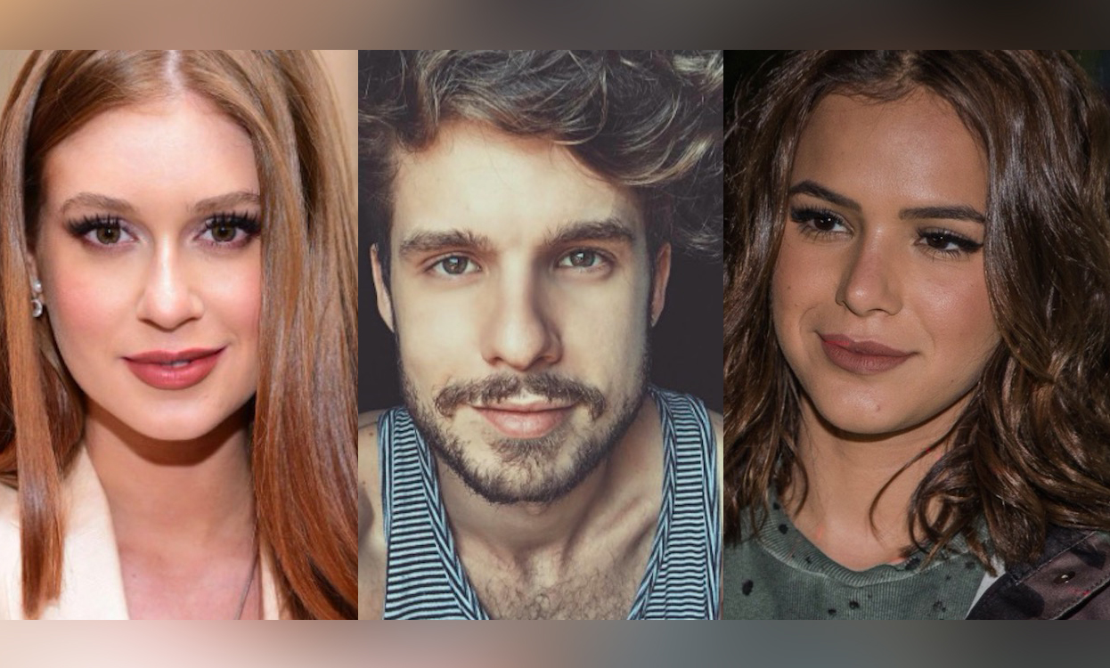 Ex que foi ''dividido' por Bruna Marquezine e Marina Ruy Barbosa comenta relação com atrizes