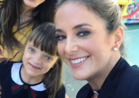 Ticiane Pinheiro fala sobre reação após estranhamento do rosto da filha Rafinha