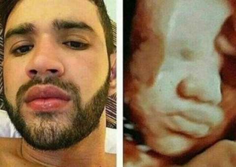 Gusttavo Lima rebate internauta que criticou rostinho de filho em ultrassom 3D