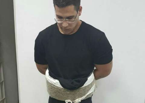 Amazonense é detido com 3,5 kg de drogas preso ao corpo no aeroporto de Brasília