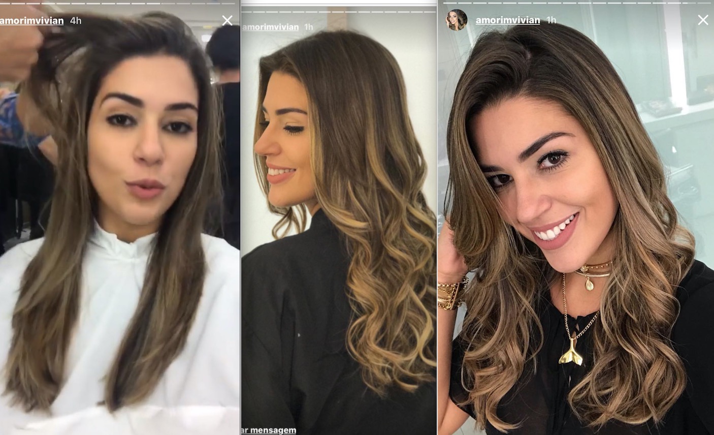 Ex-bbb Vivian dá up no visual e arranca elogios