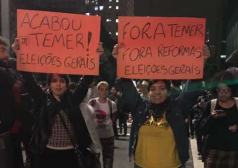 Após escândalo de Temer, internautas pedem eleições Diretas Já