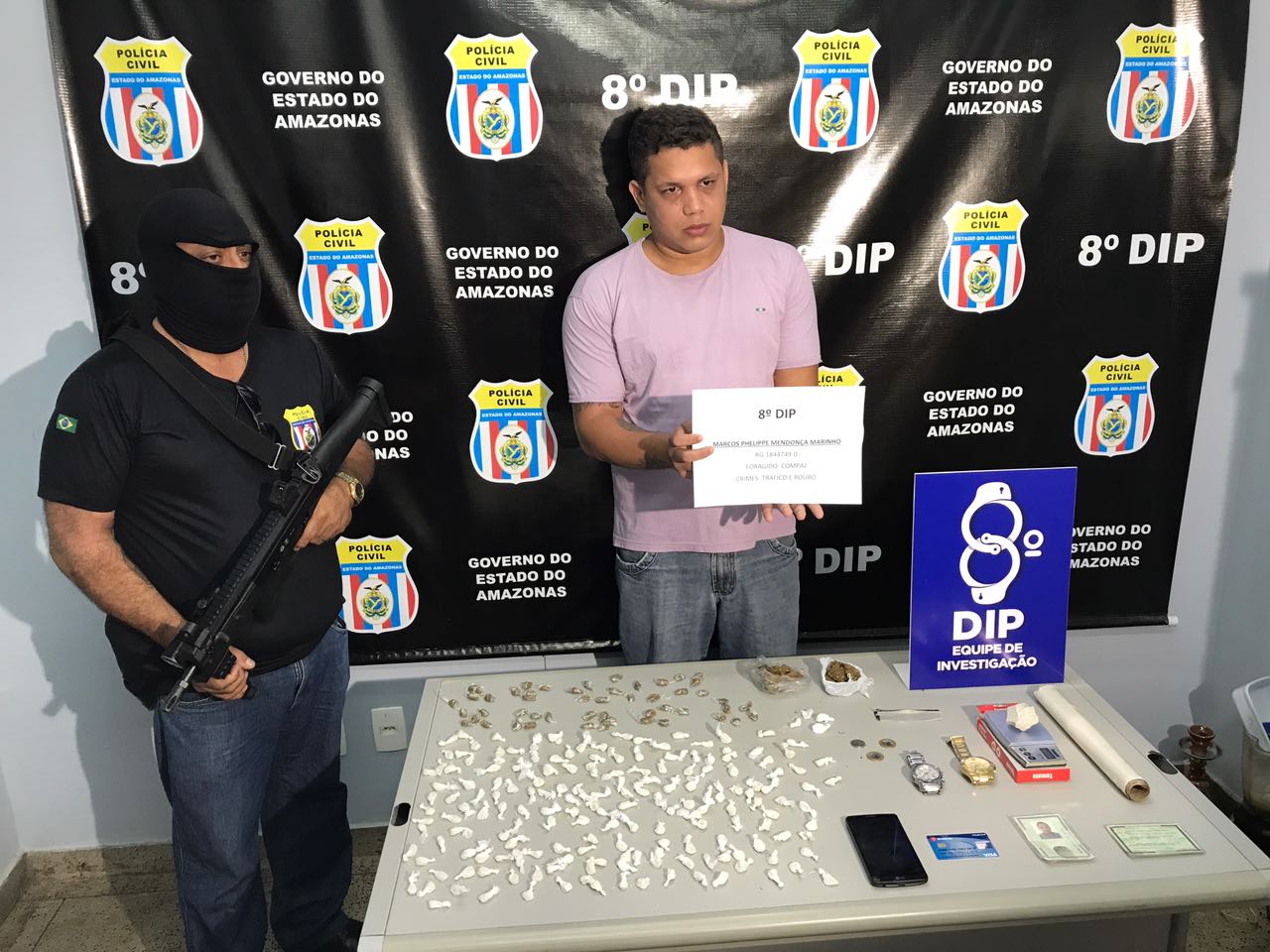 Denúncia pelo WhatsApp revela localização de foragido do Compaj  em Manaus