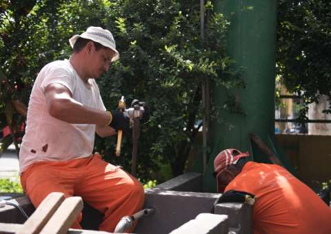 Em Manaus, inicia reforma no prédio que vai abrigar venezuelanos 
