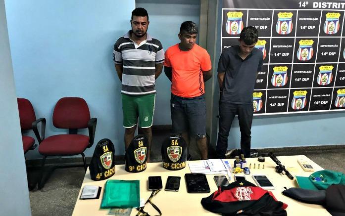 Após assalto, trio troca tiros com a polícia, mas caba preso em Manaus