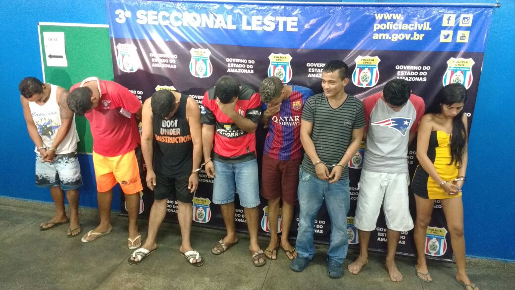 Oito pessoas são presas durante operação em Manaus