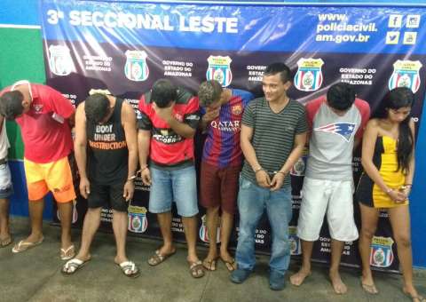 Oito pessoas são presas durante operação em Manaus
