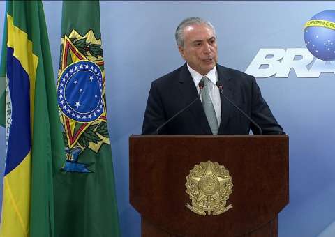 Temer prepara novo pronunciamento para esta tarde
