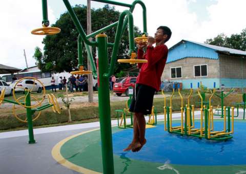 Segunda academia ao ar livre é inaugurada na BR-174