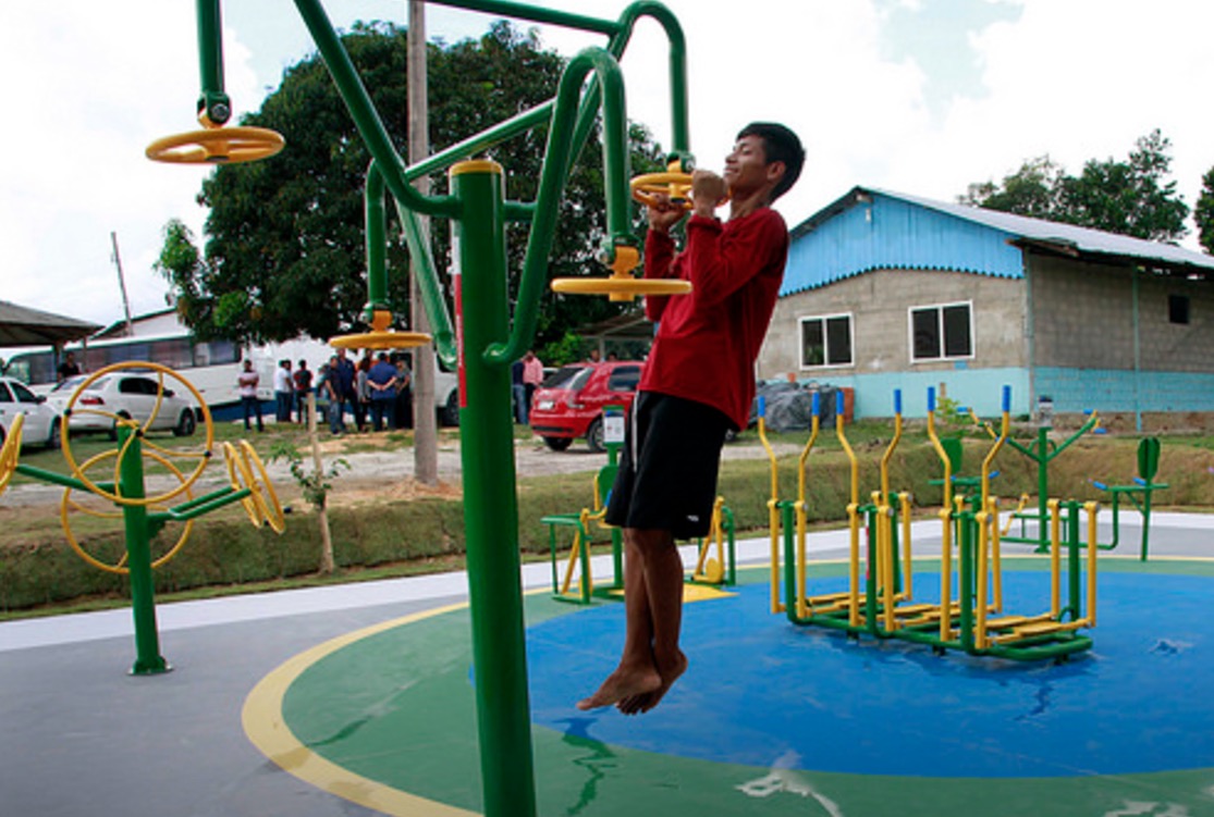 Segunda academia ao ar livre é inaugurada na BR-174