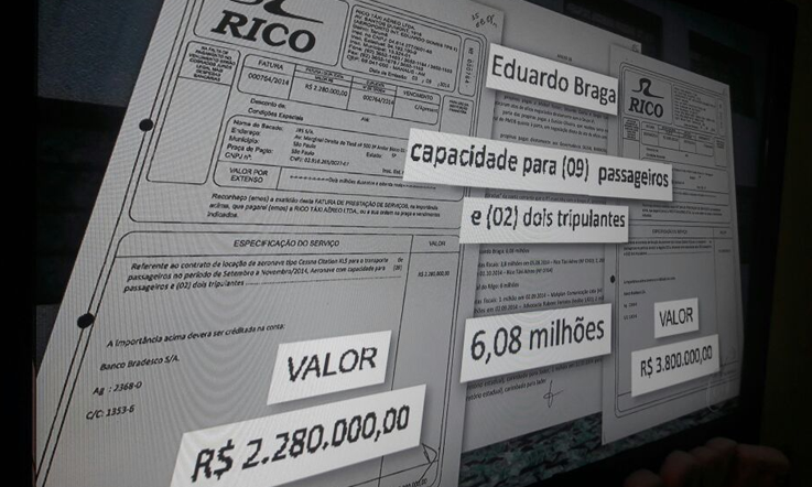 JBS exibe prova de suposta propina a Eduardo Braga