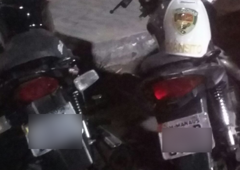 Homens são presos em flagrante com motos roubadas em Manaus