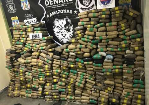Operação da PC apreende 500 kg de maconha em Manaus