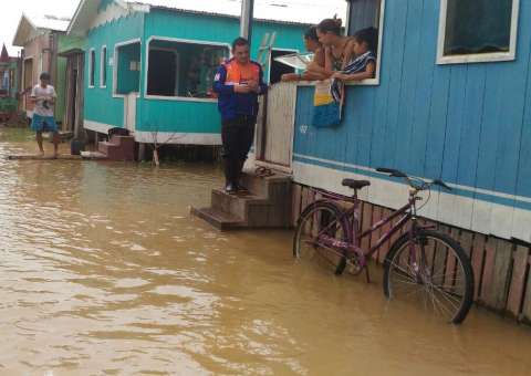 Enchente já deixou 30 municípios em Situação de Emergência no AM