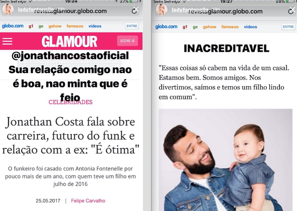 Antonia Fontenelle detona ex após funkeiro falar sobre relação com atriz: 'não minta'