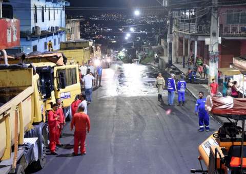 Serviços de recapeamento noturno serão ampliados na cidade