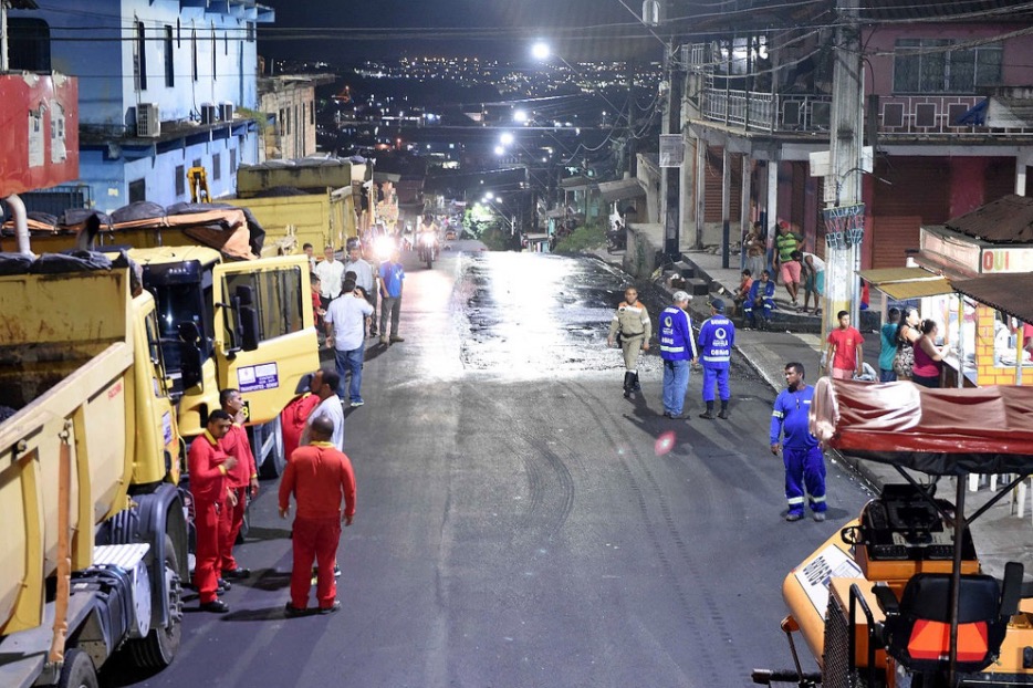 Serviços de recapeamento noturno serão ampliados na cidade