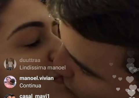  Em momento romântico, ex-bbbs Vivian e Manoel respondem sobre casamento