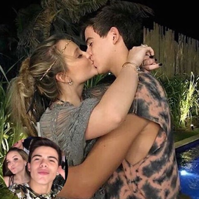  Larissa Manoela aparece aos beijos com 'ex' após negar namoro