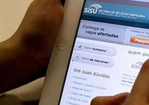 Prazo para inscrição no Sisu termina nesta quinta