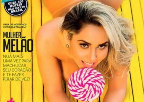 Mulher Melão revela segredo que a fez perder 7 kg para posar nua