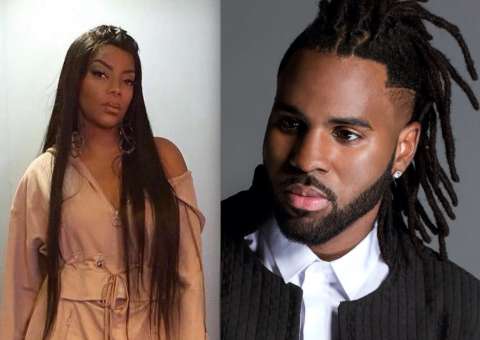  Cantor americano vê Ludmilla rebolando de fio-dental e manda cantada