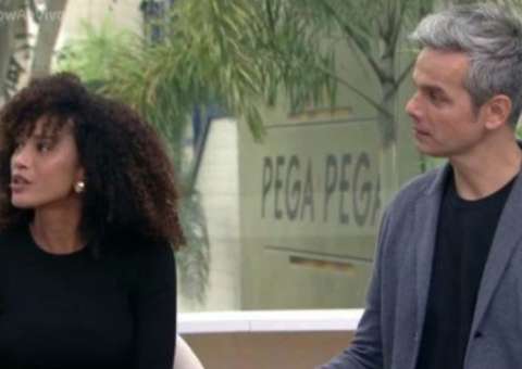 Taís Araújo dá 'no olho' ao vivo em Otaviano Costa e causa na internet 