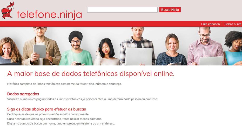Site divulga nome, telefone, e-mail e endereços de brasileiros
