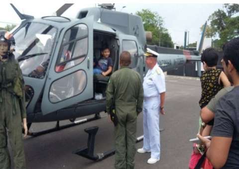 Marinha promove exposição de aeronave neste fim de semana em Manaus 