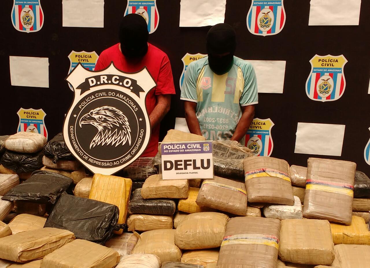 Após confusão entre Polícia Federal e Civil, suspeitos de tráfico são presos e droga apreendida