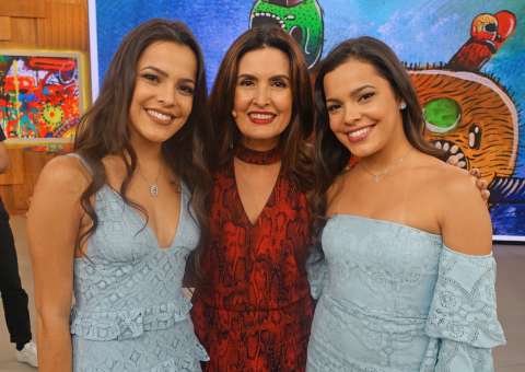 Emilly e Mayla participam do “Encontro” e fãs piram na web