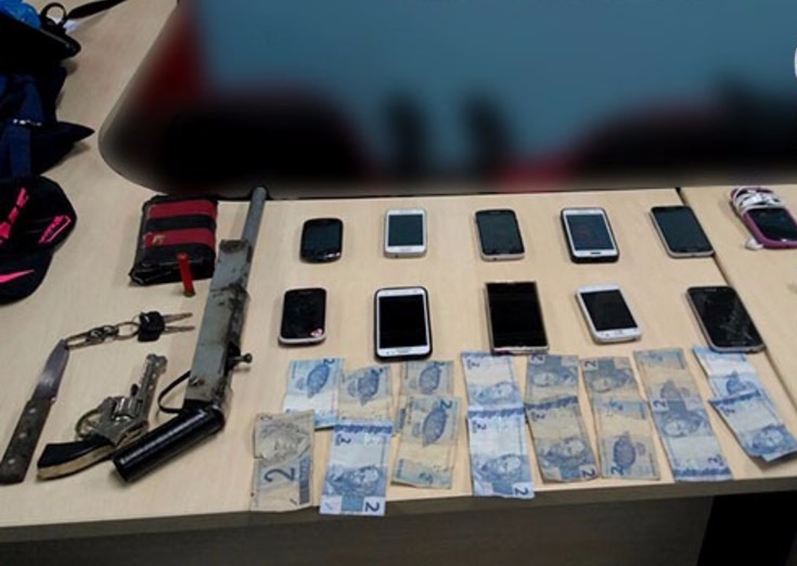 Cinco são presos após assalto a coletivo em Manaus